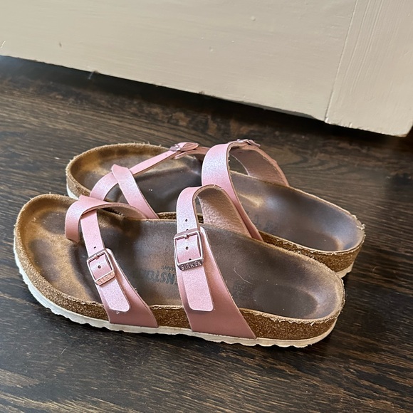 Birkenstock Mayari Icy Metallic Old Rose Birko-Flor - Picture 2 of 4